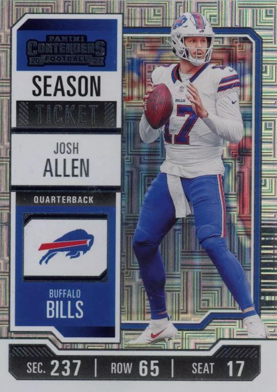 #11 Josh Allen - Buffalo Bills - 2023 Panini Contenders Football