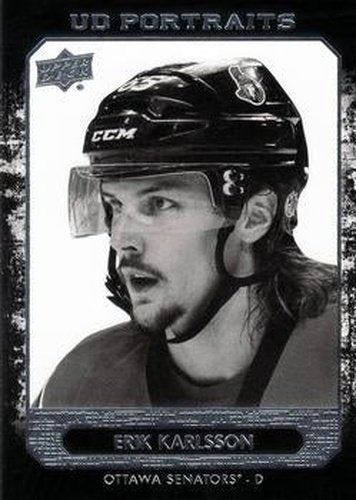 #P-11 Erik Karlsson - Ottawa Senators - 2014-15 Upper Deck - UD Portraits Hockey