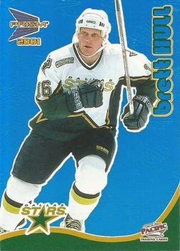 #11 Brett Hull - Dallas Stars - 2000-01 Pacific Prism McDonald's - Blue Hockey
