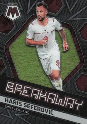 #11 Haris Seferovic - Switzerland - 2021-22 Panini Mosaic Road to FIFA World Cup - Breakaway Soccer