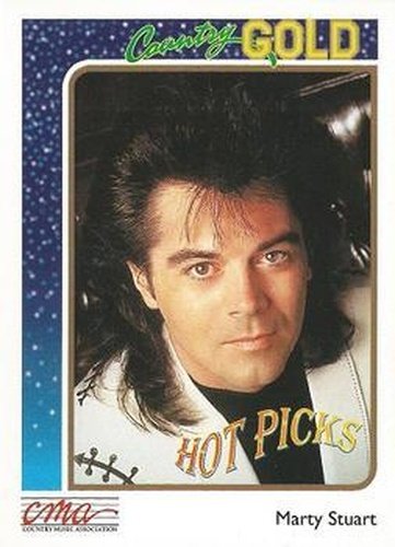 #11 Marty Stuart - 1992 Sterling Country Gold
