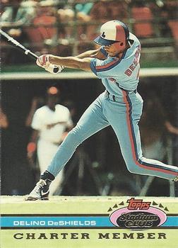 #NNO11a Delino DeShields - Montreal Expos - 1991 Stadium Club Charter Member
