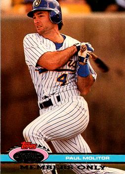 #NNO Paul Molitor - Milwaukee Brewers - 1991 Stadium Club Members Only