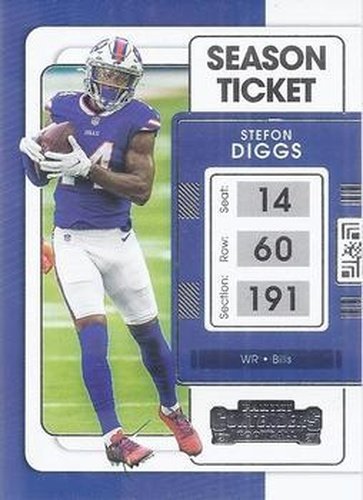#11 Stefon Diggs - Buffalo Bills - 2021 Panini Contenders Football