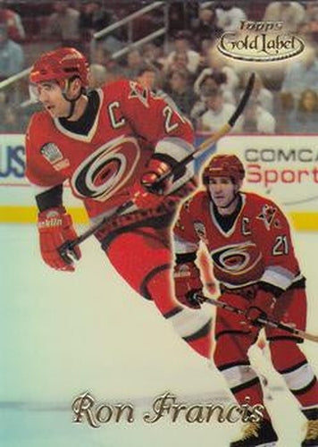 #11 Ron Francis - Carolina Hurricanes - 1999-00 Topps Gold Label Hockey
