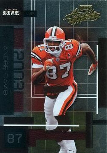 #11 Andre Davis - Cleveland Browns - 2003 Playoff Absolute Memorabilia Football