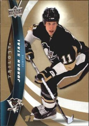 #11 Jordan Staal - Pittsburgh Penguins - 2009-10 Upper Deck Trilogy Hockey