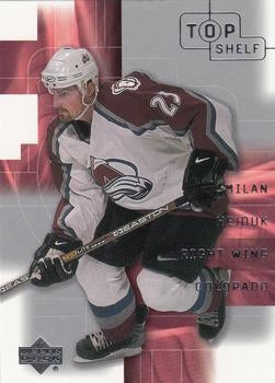 #11 Milan Hejduk - Colorado Avalanche - 2001-02 Upper Deck Top Shelf Hockey