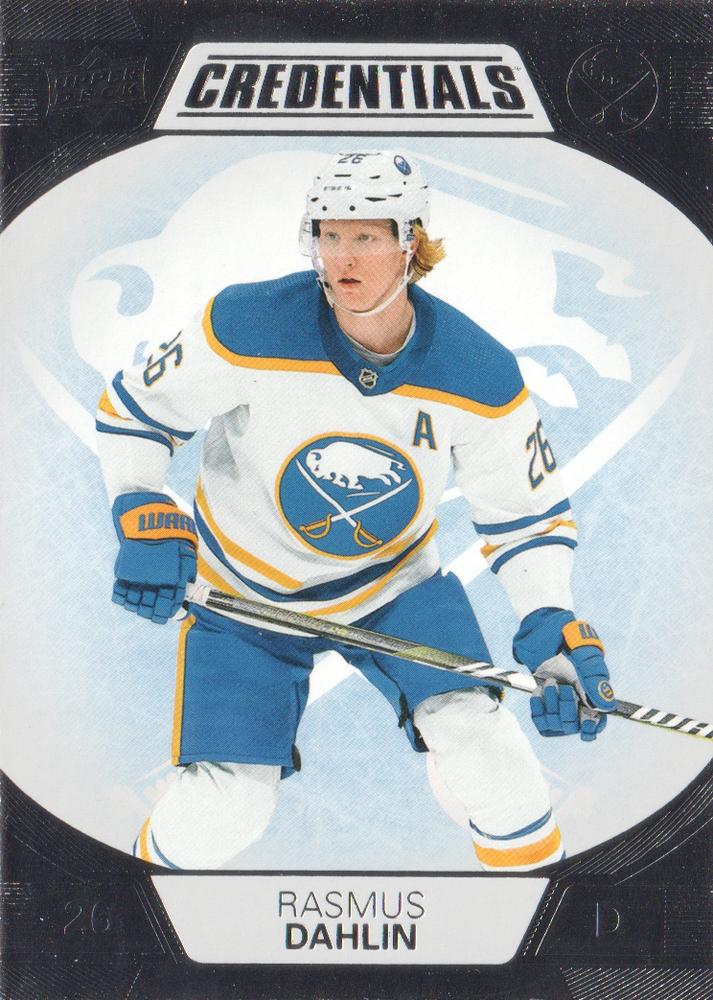 #11 Rasmus Dahlin - Buffalo Sabres - 2022-23 Upper Deck Credentials Hockey