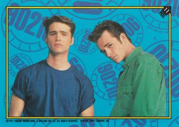 #11 Brandon / Dylan - 1991 Topps Beverly Hills 90210 - Stickers