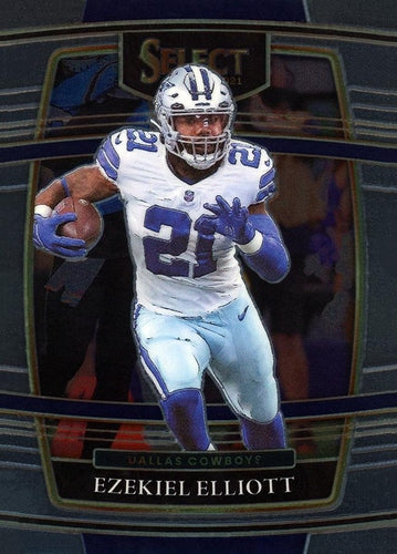 #11 Ezekiel Elliott - Dallas Cowboys - 2021 Panini Select Football