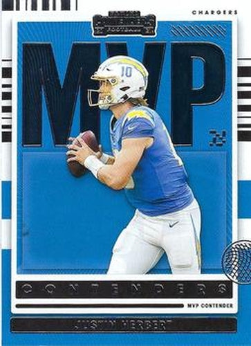 #MVP-JHE Justin Herbert - Los Angeles Chargers - 2021 Panini Contenders - MVP Contenders Football