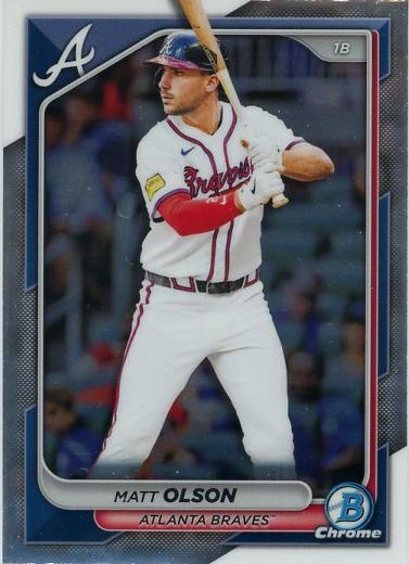 #11 Matt Olson - Atlanta Braves - 2024 Bowman Chrome Baseball
