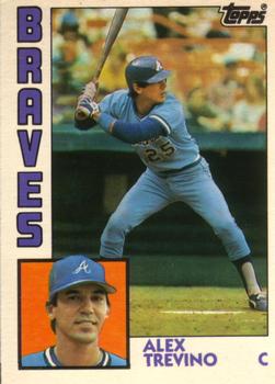 #120T Alex Trevino - Atlanta Braves - 1984 Topps Traded Baseball