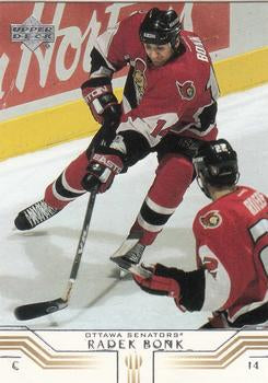 #120 Radek Bonk - Ottawa Senators - 2001-02 Upper Deck Hockey