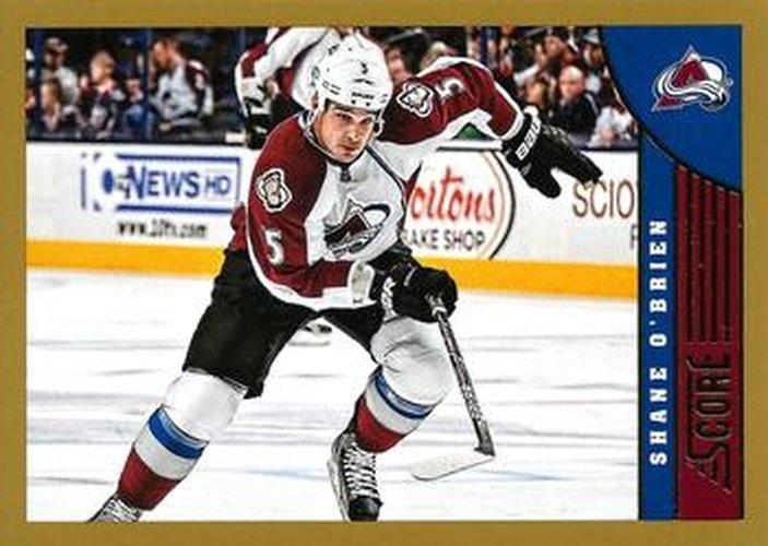 #120 Shane O'Brien - Colorado Avalanche - 2013-14 Score - Gold Hockey