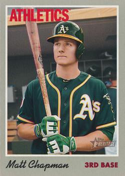 #120 Matt Chapman - St. Louis Cardinals - 2019 Topps Heritage Baseball