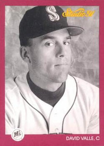 #120 David Valle - Seattle Mariners - 1991 Studio Baseball