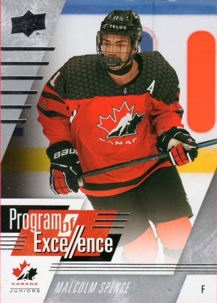 #120 Malcolm Spence - Canada - 2024 Upper Deck Team Canada Juniors Hockey