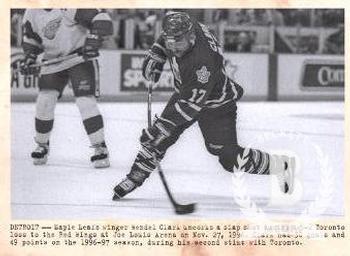 #120 Wendel Clark - Toronto Maple Leafs - 2011-12 Parkhurst Champions Hockey