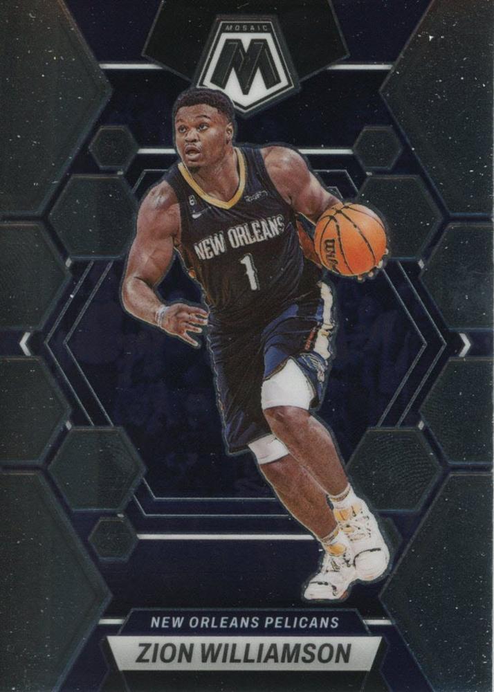 #120 Zion Williamson - New Orleans Pelicans - 2022-23 Panini Mosaic Basketball