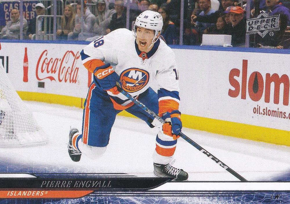 #120 Pierre Engvall - New York Islanders - 2024-25 Upper Deck Hockey