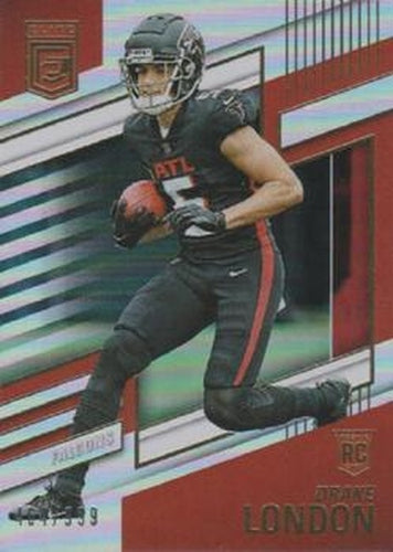 #120 Drake London - Atlanta Falcons - 2022 Donruss Elite Football