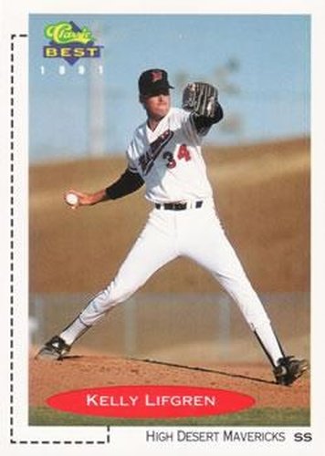 #120 Kelly Lifgren - High Desert Mavericks - 1991 Classic Best Baseball