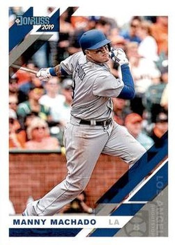 #120 Manny Machado - Los Angeles Dodgers - 2019 Donruss Baseball