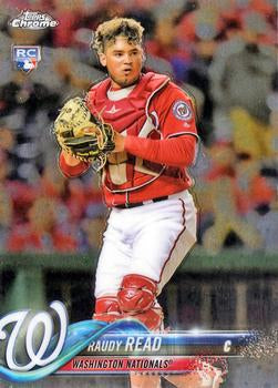 #120 Raudy Read - Washington Nationals - 2018 Topps Chrome Baseball