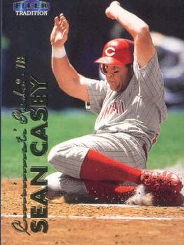 #120 Sean Casey - Cincinnati Reds - 1999 Fleer Tradition Baseball