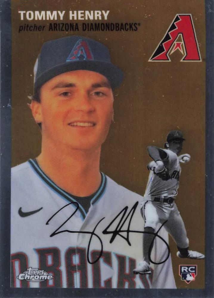 #120 Tommy Henry - Arizona Diamondbacks - 2023 Topps Chrome Platinum Anniversary Baseball
