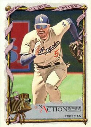 #120b Freddie Freeman - Los Angeles Dodgers - 2023 Topps Allen & Ginter Baseball