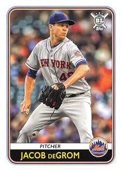 #121 Jacob deGrom - New York Mets - 2020 Topps Big League Baseball