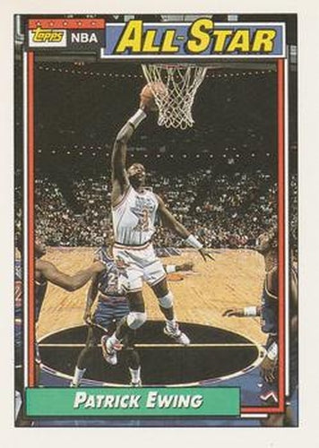 #121 Patrick Ewing - New York Knicks - 1992-93 Topps Basketball