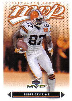 #121 Andre Davis - Cleveland Browns - 2003 Upper Deck MVP Football