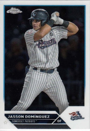#PDC-121 Jasson Domínguez - Somerset Patriots - 2023 Topps Pro Debut - Chrome Baseball