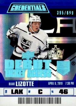 #121 Blake Lizotte - Los Angeles Kings - 2019-20 Upper Deck Credentials Hockey