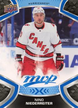 #121 Nino Niederreiter - Carolina Hurricanes - 2021-22 Upper Deck MVP - Blue Hockey