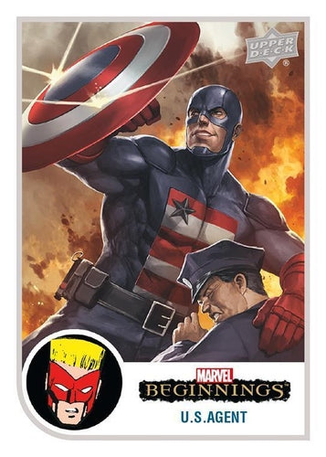 #121 U.S.Agent - 2022 Upper Deck Marvel Beginnings