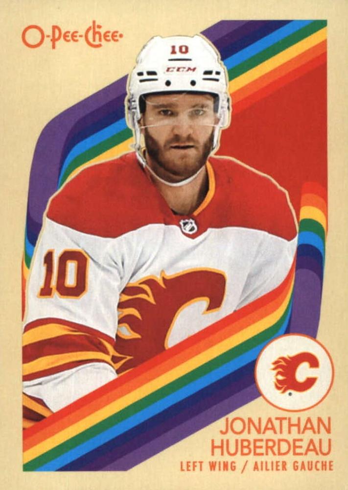 #121 Jonathan Huberdeau - Calgary Flames - 2023-24 O-Pee-Chee - Retro Hockey