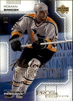 #121 Roman Simicek - Pittsburgh Penguins - 2000-01 Upper Deck Pros & Prospects Hockey