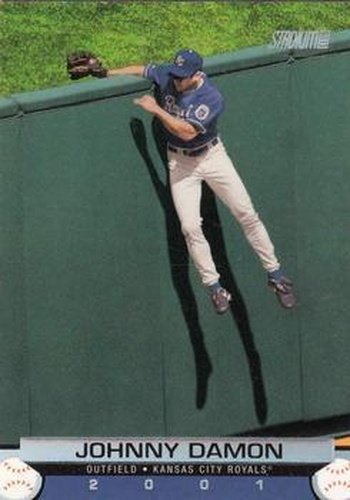 #121 Johnny Damon - Kansas City Royals - 2001 Stadium Club Baseball