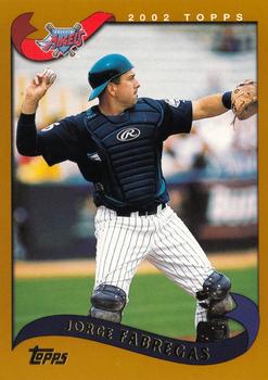 #121 Jorge Fabregas - Anaheim Angels - 2002 Topps Baseball