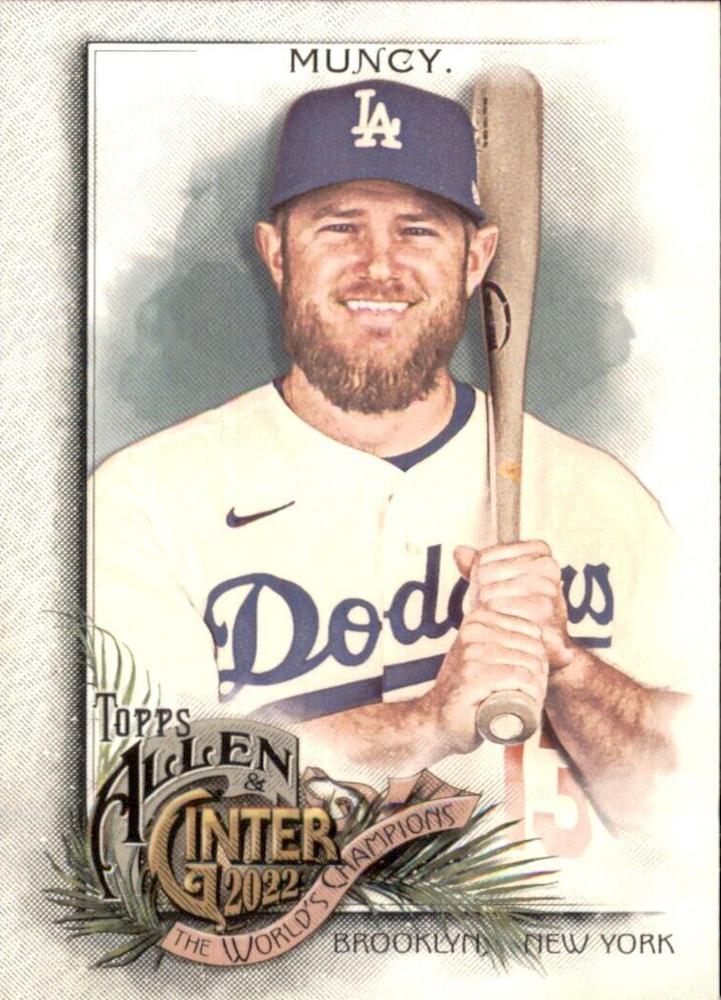 #121 Max Muncy - Los Angeles Dodgers - 2022 Topps Allen & Ginter Baseball