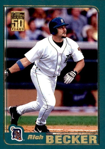 #121 Rich Becker - Detroit Tigers - 2001 Topps Baseball