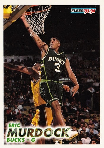 #121 Eric Murdock - Milwaukee Bucks - 1993-94 Fleer Basketball