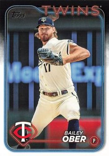 #121 Bailey Ober - Minnesota Twins - 2024 Topps Baseball