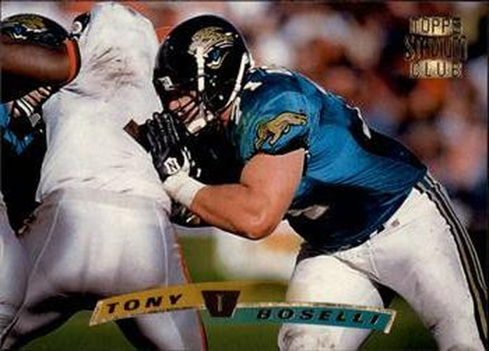 #121 Tony Boselli - Jacksonville Jaguars - 1996 Stadium Club Football