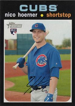 #121b Nico Hoerner - Chicago Cubs - 2020 Topps Heritage Baseball